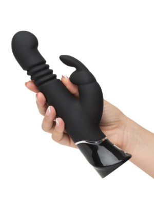 Greedy Girl Thrusting G-Spot Rabbit Vibrator
